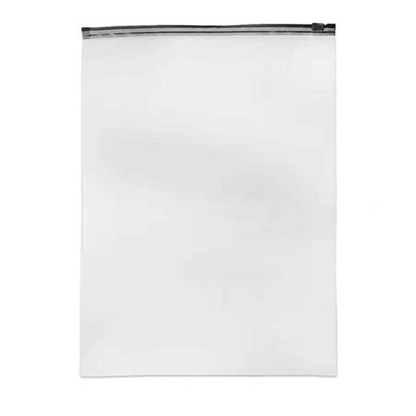 Saco Trilho Zip Preto - 25x35cm  - 50 unidades - Rizzo