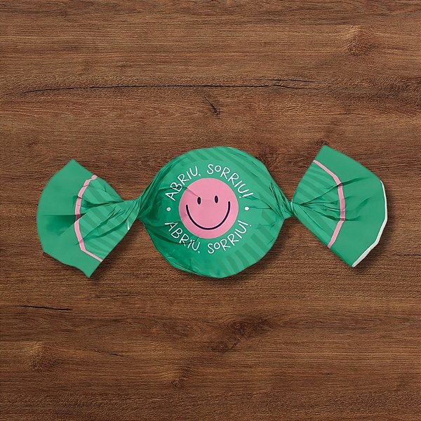 Papel Trufa 14,5x15,5cm - Sorriso Verde - 100 unidades - Cromus - Rizzo