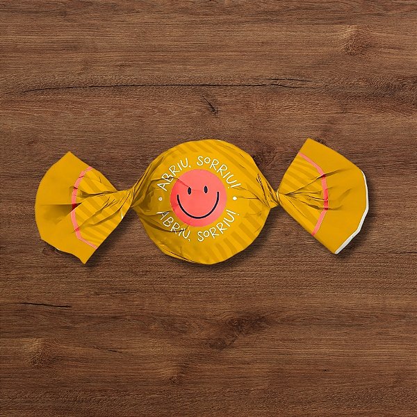 Papel Trufa 14,5x15,5cm - Sorriso Amarelo - 100 unidades - Cromus - Rizzo