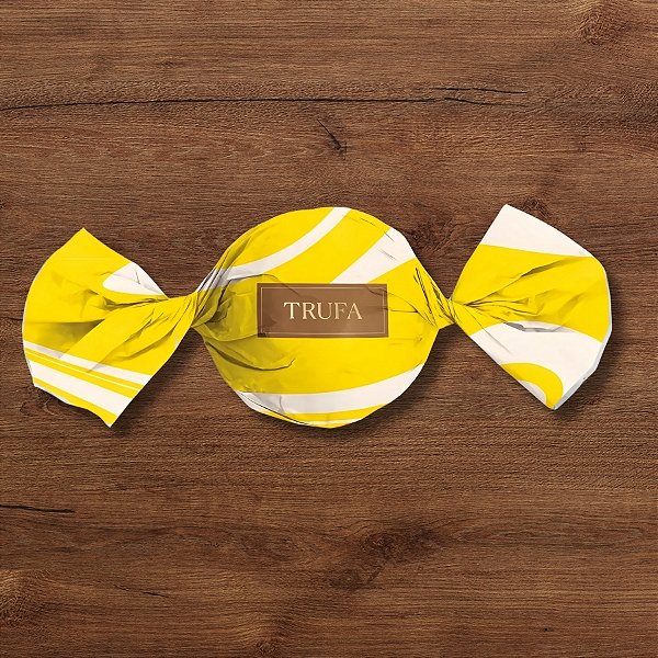 Papel Trufa 14,5x15,5cm - Duna Amarelo - 100 unidades - Cromus - Rizzo