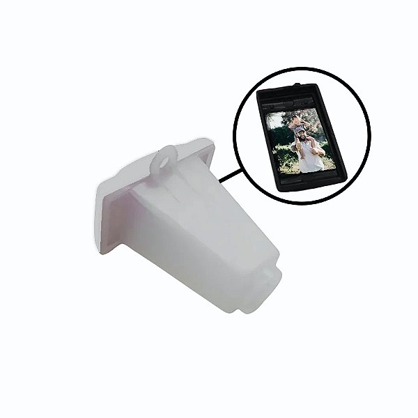Monóculo Fotográfico com Foto - Branco - 1 unidade - Rizzo - Personalize