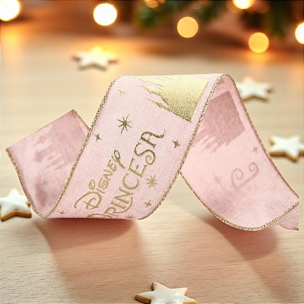 Fita Decorativa Aramada - Princesas - 6,3x914cm - 1 unidade - Disney Original - Rizzo