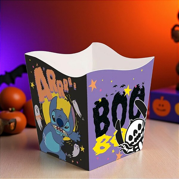 Cachepot - Stitch Halloween - 9x9cm - 8 unidades - Disney Original - Rizzo
