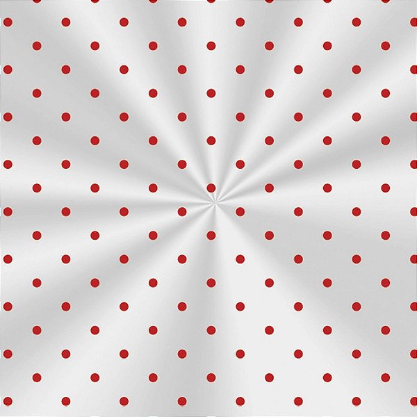 Saco Transparente Decorado - 20x29cm - Poá Vermelho - 100 unidades - Cromus - Rizzo Embalagens