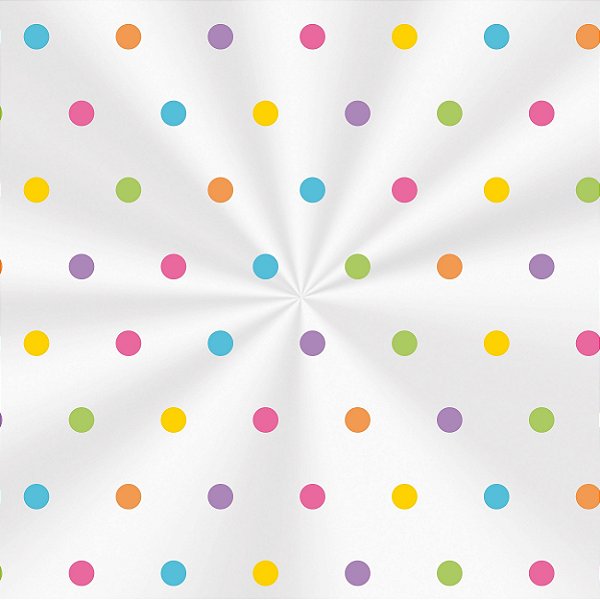 Saco Transparente Decorado - 20x29cm - Colors - 100 unidades - Cromus - Rizzo Embalagens