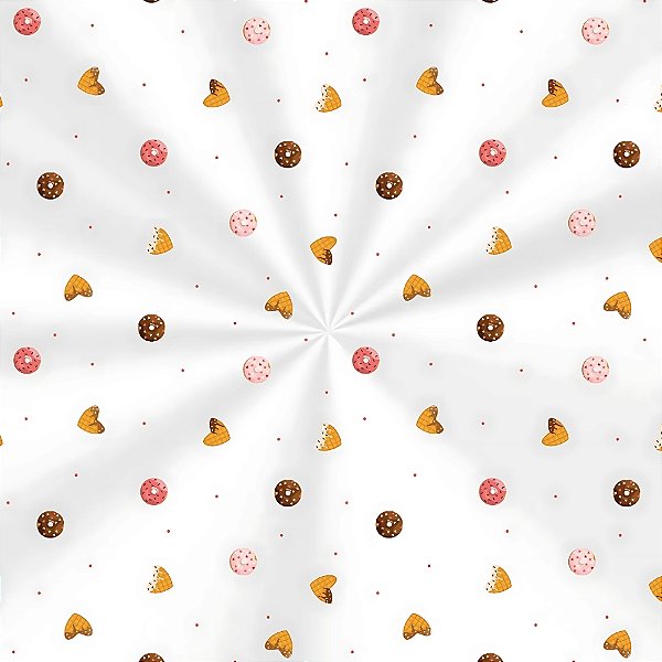 Saco Transparente Decorado - 15x22cm - Biscoitinhos Colorido - 100 unidades - Cromus - Rizzo