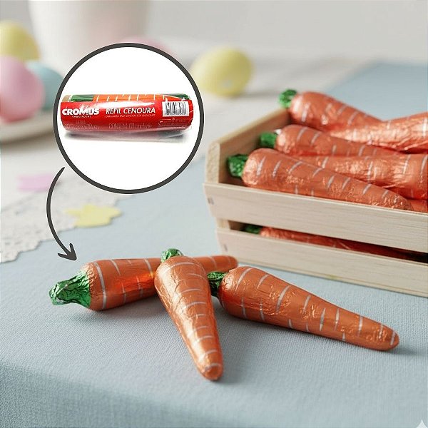 Refil Papel Chumbo - Cenoura  - 1 unidade - Cromus - Rizzo