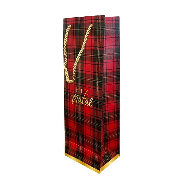 Sacola de Papel Premium Para Garrafa - Magia Infinita - 35x12x9cm - 1 unidade - Cromus - Rizzo