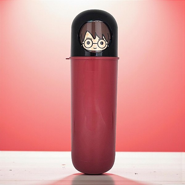 Porta Escovas Harry Potter - 370ml - 1 unidade - Plasútil - Rizzo