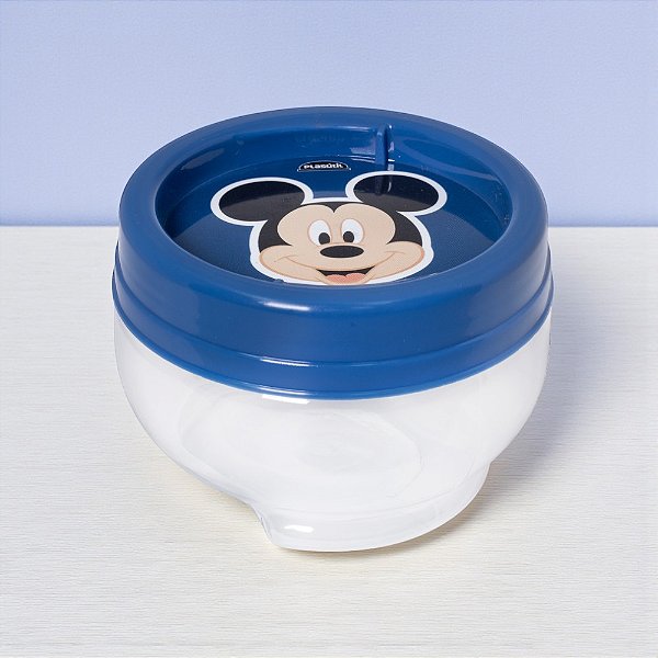 Porta Condimentos de Rosca Mickey Azul - 155ml - 5x7cm - 1 unidade - Disney Original - Rizzo