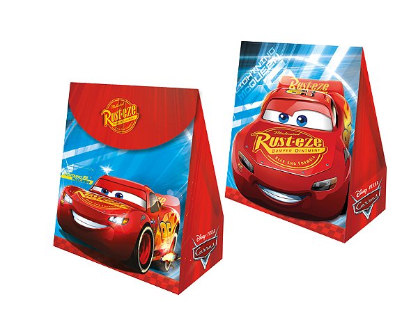 Caixa Surpresa Festa Carros - 8 Unidades - Regina - Rizzo Festas