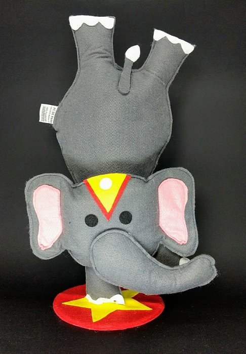 Elefante Circo em Feltro - 01 Unidade - Pé de Pano - Rizzo Festas