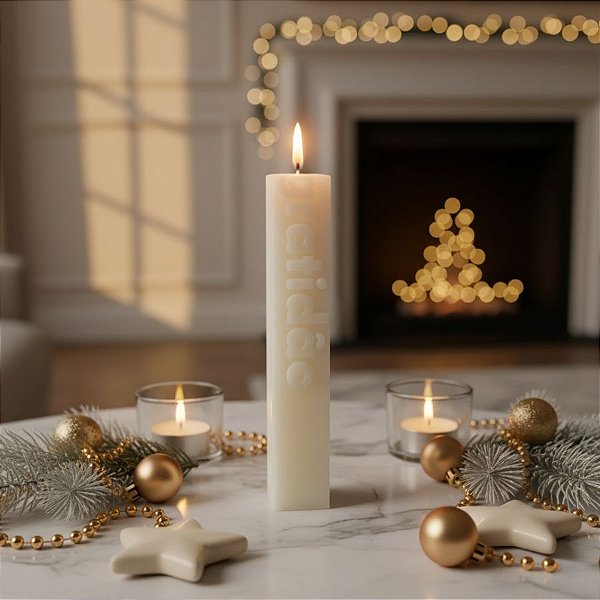 Vela Aromática Intenções - Gratidão - Retangular - 15,5cm - 1 unidade - Rizzo