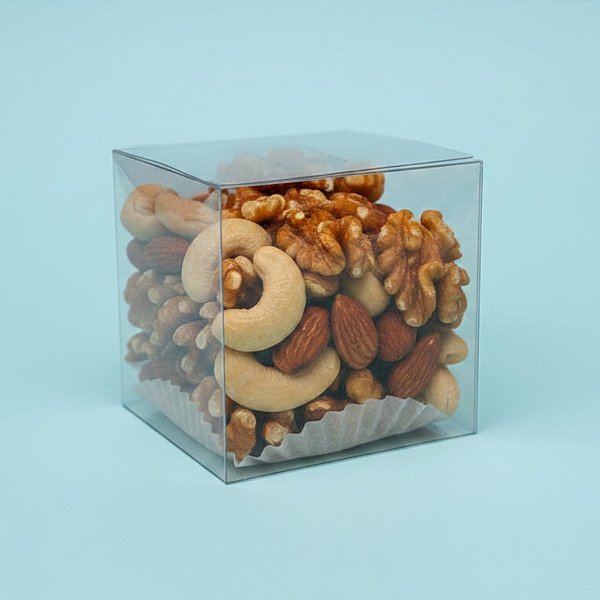 Caixa Transparente de Acetato Cubo - 8x8x8cm - 20 unidades - Assk - Rizzo