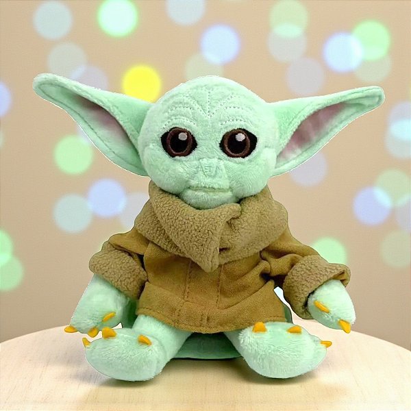 Pelúcia de Ombro - Grogu - Star Wars - 10cm - 1 unidade - Disney Original - Rizzo