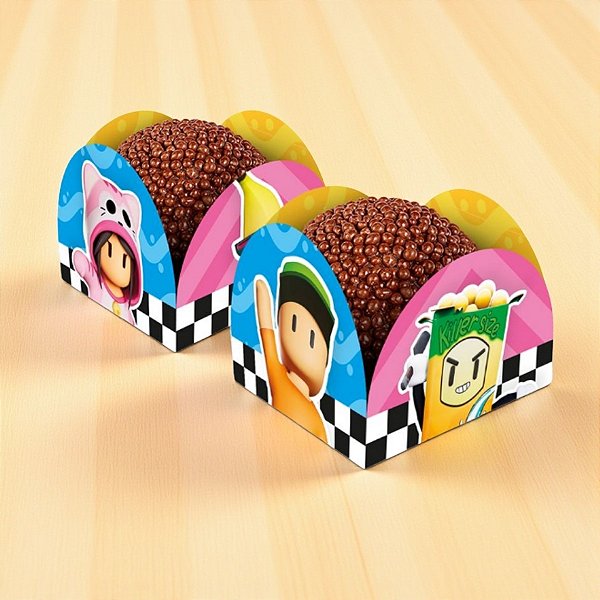 Porta Forminha - Stumble Guys - 3,5x2,5cm - 50 unidades - Regina - Rizzo
