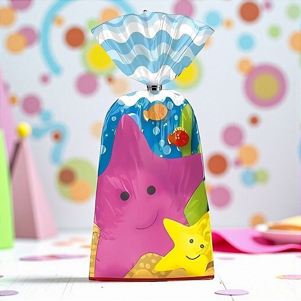 Sacola Surpresa - Fundo do Mar  - 8 unidades - Cromus - Rizzo