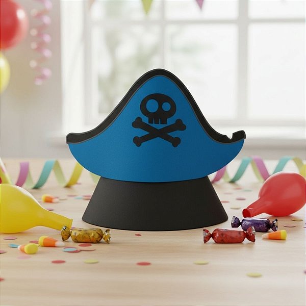 Chapéu de Aniversário - Jake e os Piratas da Terra do Nunca - 18x13cm - 8 unidades - Regina - Rizzo