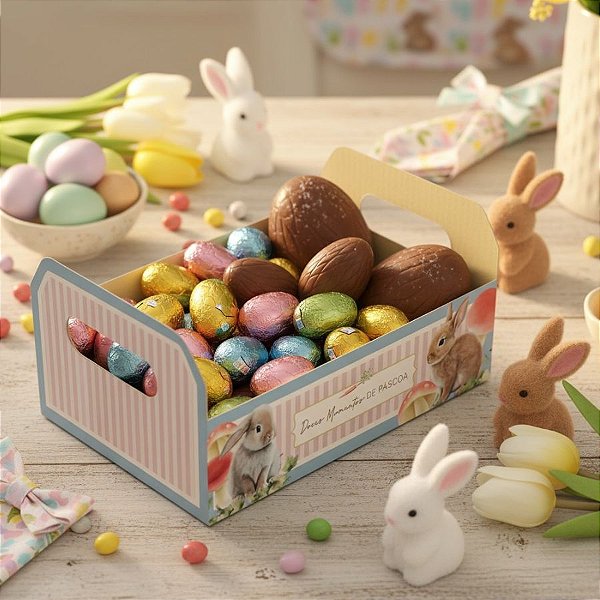 Caixote de Papel Cartão - Coelho Breeze - 10 unidades - Cromus - Rizzo