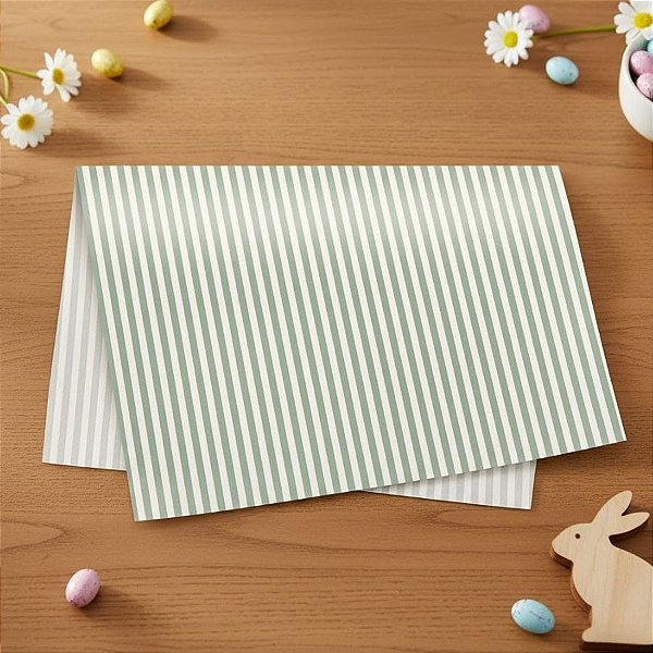 Papel de Seda - 49x69cm - Lavie Salvia   - 3 unidades - Cromus - Rizzo