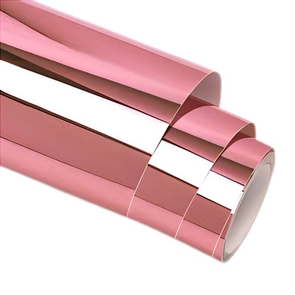 Vinil Adesivo Metalico 30cmx2m - Rose Gold  - 1 unidade - Rizzo