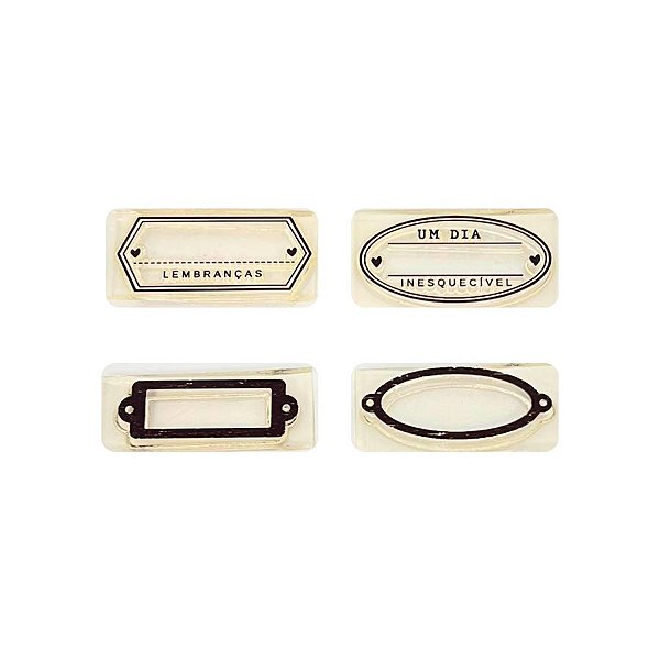 Kit Cartela de Carimbos - Data Especial 2 - 4 unidades - Rizzo