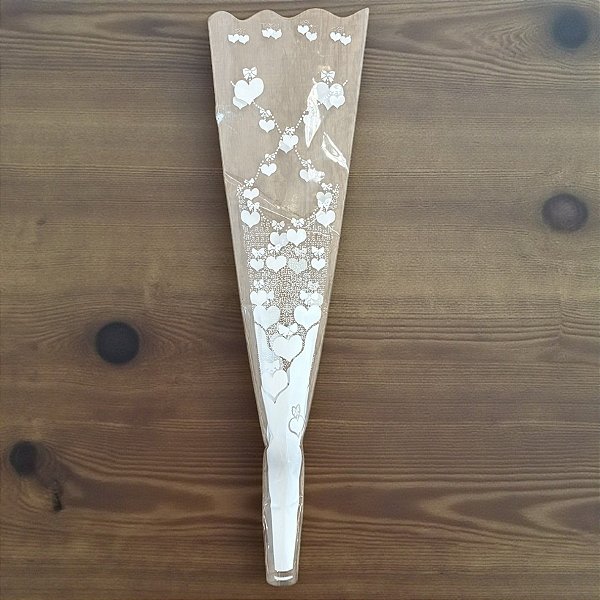 Floreira Saco Plástico - Branco - 48x13x2,5cm - 100 unidades - Rizzo