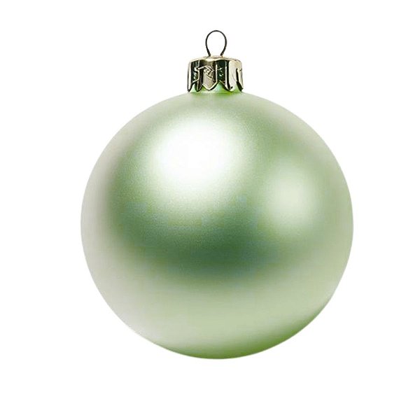 Bolas De Natal - Fosca Verde Claro - 15cm - 1 unidade - Rizzo
