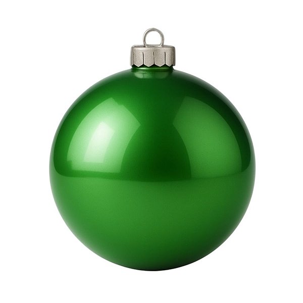 Bolas De Natal - Lisa Verde Claro - 15cm - 1 unidade - Rizzo