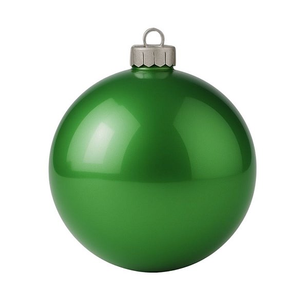 Bolas De Natal - Perolada Verde Escuro - 15cm - 1 unidade - Rizzo