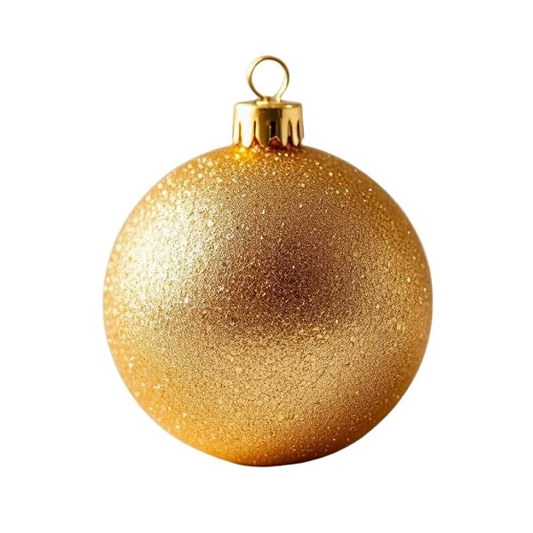 Bolas De Natal - Glitter Dourado - 15cm - 1 unidade - Rizzo