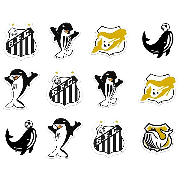 Mini Personagens Decorativos - Santos - 7x9cm - 12 unidades - Regina - Rizzo