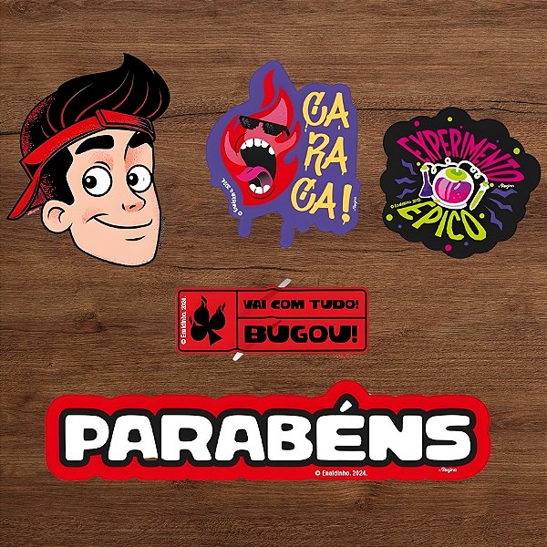 Decoração de Bolo - Enaldinho - 20x20cm - 5 unidades - Regina - Rizzo