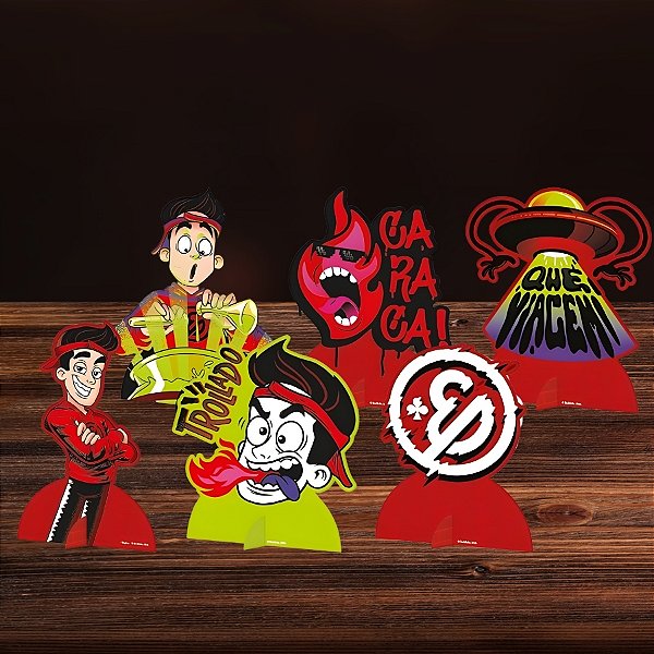 Decoração de Mesa - Enaldinho - 15x21x12cm - 6 unidades - Regina - Rizzo