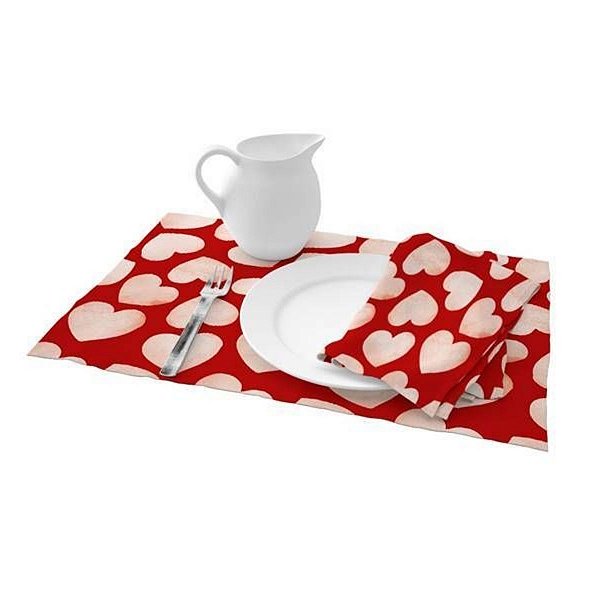 Jogo Americano - Amore - 40x30cm - 2 unidades - Regina - Rizzo