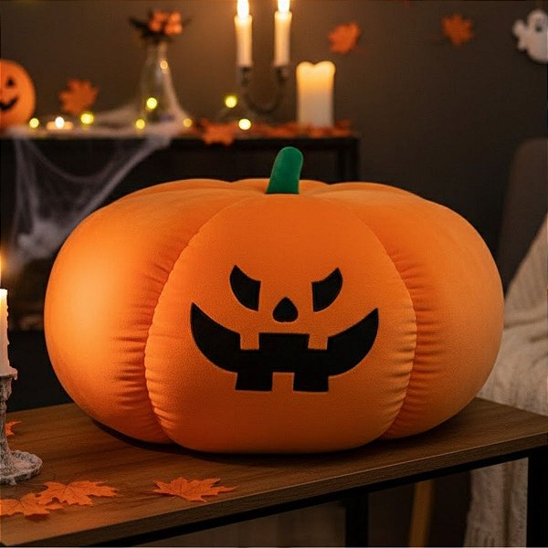 Pelúcia Abóbora com Rosto - Halloween - 50cm - 1 unidade - Rizzo