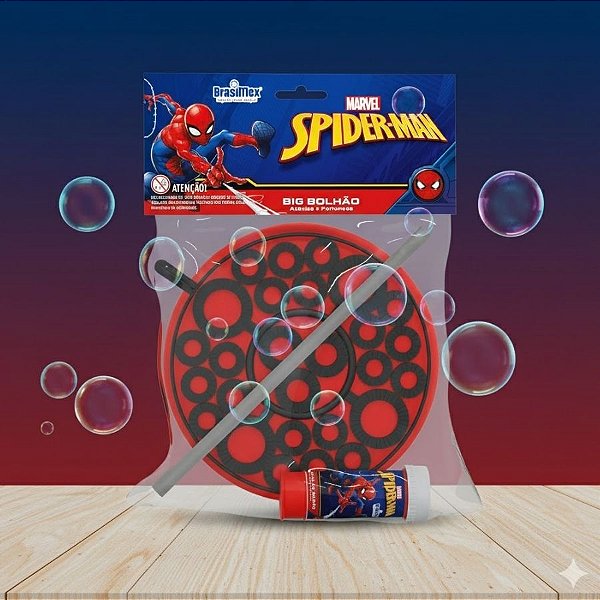 Kit Lembrancinha Big Bolhão - Homem Aranha - 1 unidade - Disney Original - Rizzo