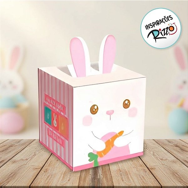 Caixa Pop Up - Páscoa Lina - M 9x9x11cm - 10 unidades - Cromus - Rizzo