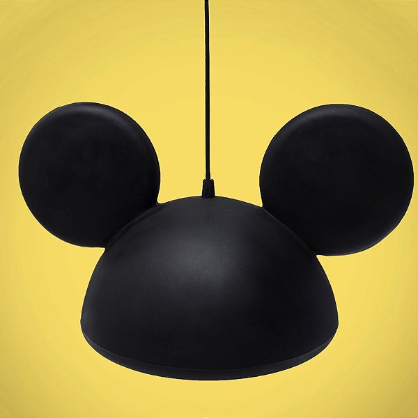 Luminária Pendente Orelhas Mickey - 1 unidade - Disney Original - Usare