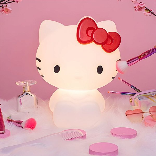 Luminária Hello Kitty - Clássica - 31cm - 1 unidade - Rizzo
