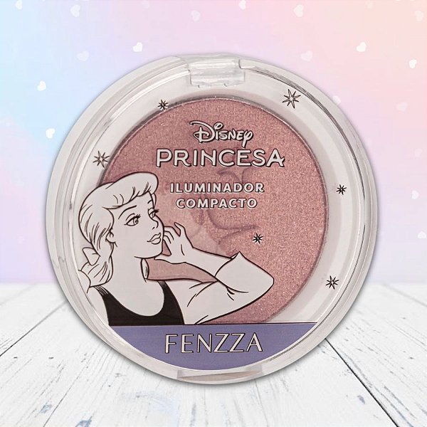 Iluminador Compacto - Cinderela - Princesas - 5g - 1 unidade - Disney Original - Rizzo