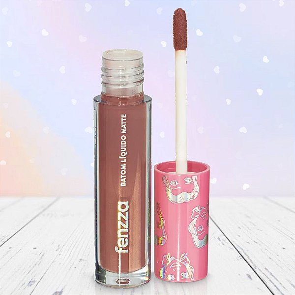 Batom Matte Líquido - Rapunzel - Princesas - 4,6g - 1 unidade - Disney Original - Rizzo