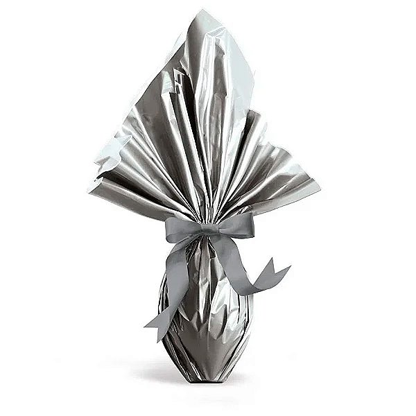 Saco Express 35x35cm para Ovos de 250g a 350g - Prata - 25 unidades - Cromus - Rizzo