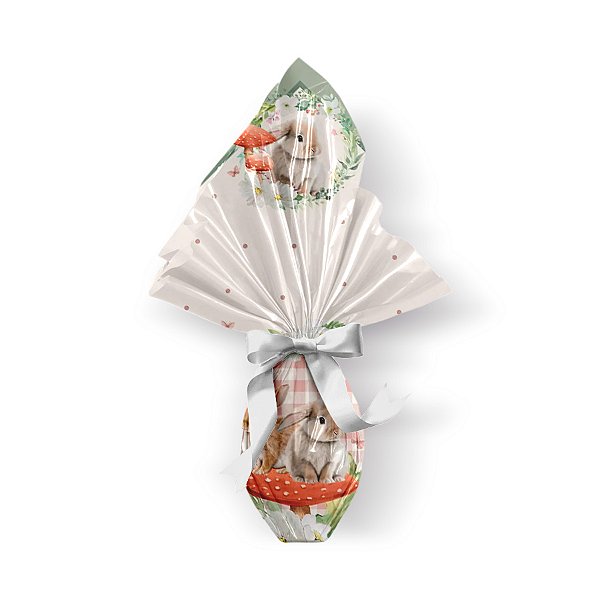 Saco Express 44x44cm para Ovos de 500g a 750g - Coelho Breeze - 5 unidades - Cromus - Rizzo