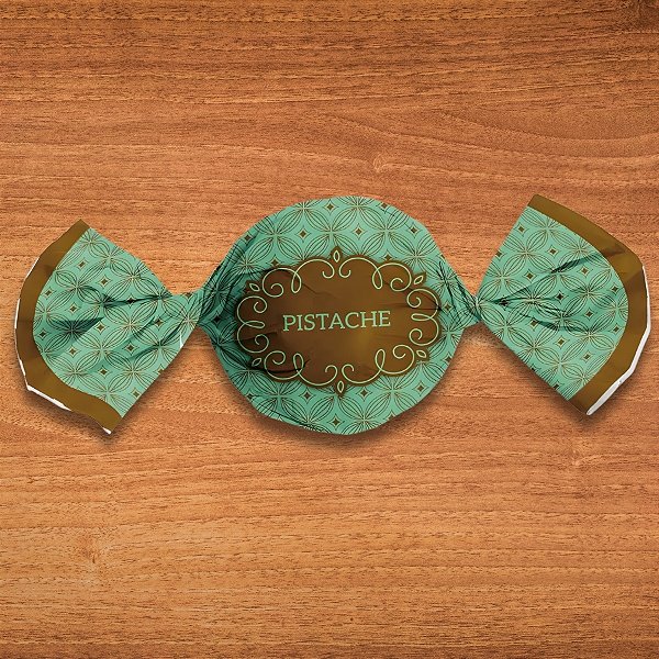 Papel Trufa 14,5x15,5cm - Pistache - 100 unidades - Cromus - Rizzo