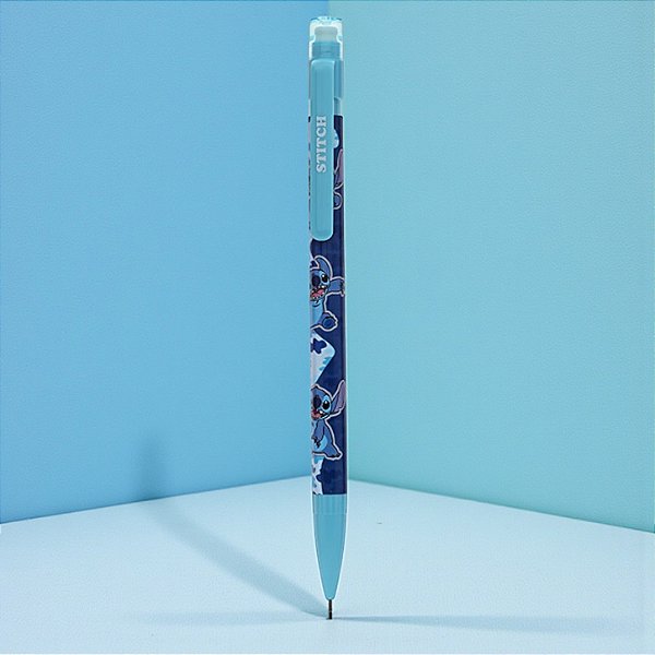 Lapiseira Stitch 0.7mm - Azul Claro - Disney Original - 1 unidade - Rizzo