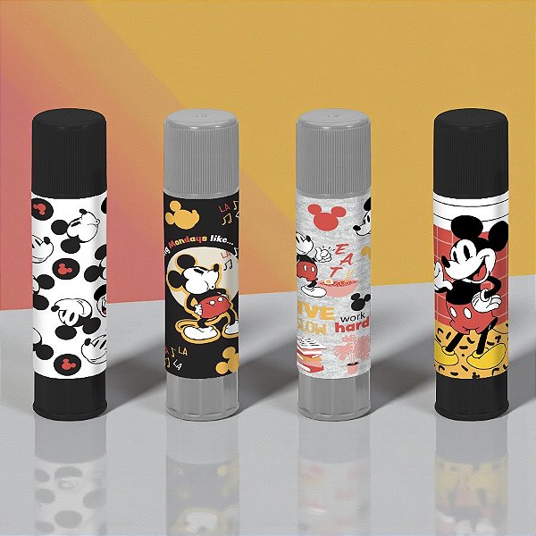 Cola Bastão Mickey Mouse - Sortido - 9g - Disney Original - 1 unidade - Rizzo