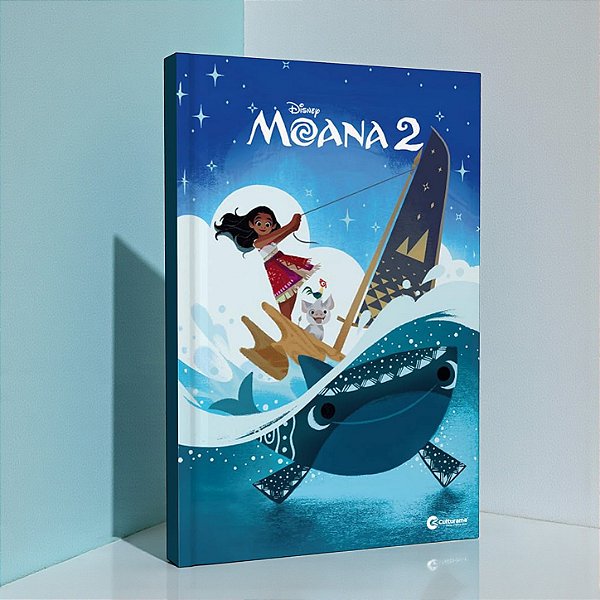 Livro Para Ler - Moana 2 - 23x16cm - Disney Original - 1 unidade - Rizzo