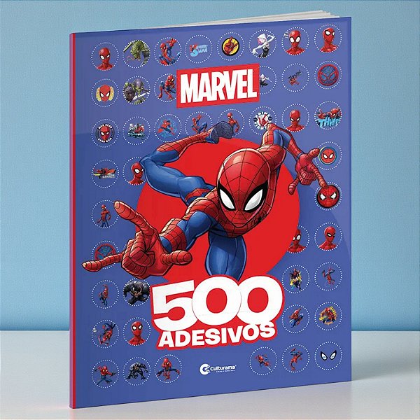 Livro 500 Adesivos Homem Aranha - Disney Original - 1 unidade - Rizzo