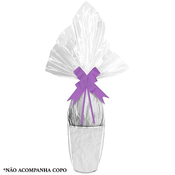 Kit Ovo no Copo Roxo (Saco Express + Papel Chumbo + Laço Fácil) - 1 unidade - Rizzo